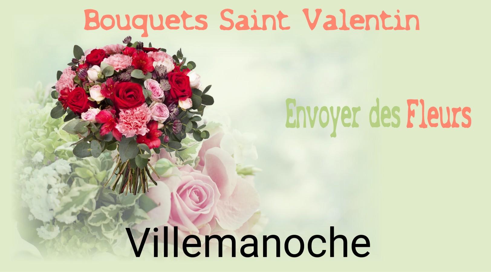 Roses de Saint-Valentin livrées à Villemanoche